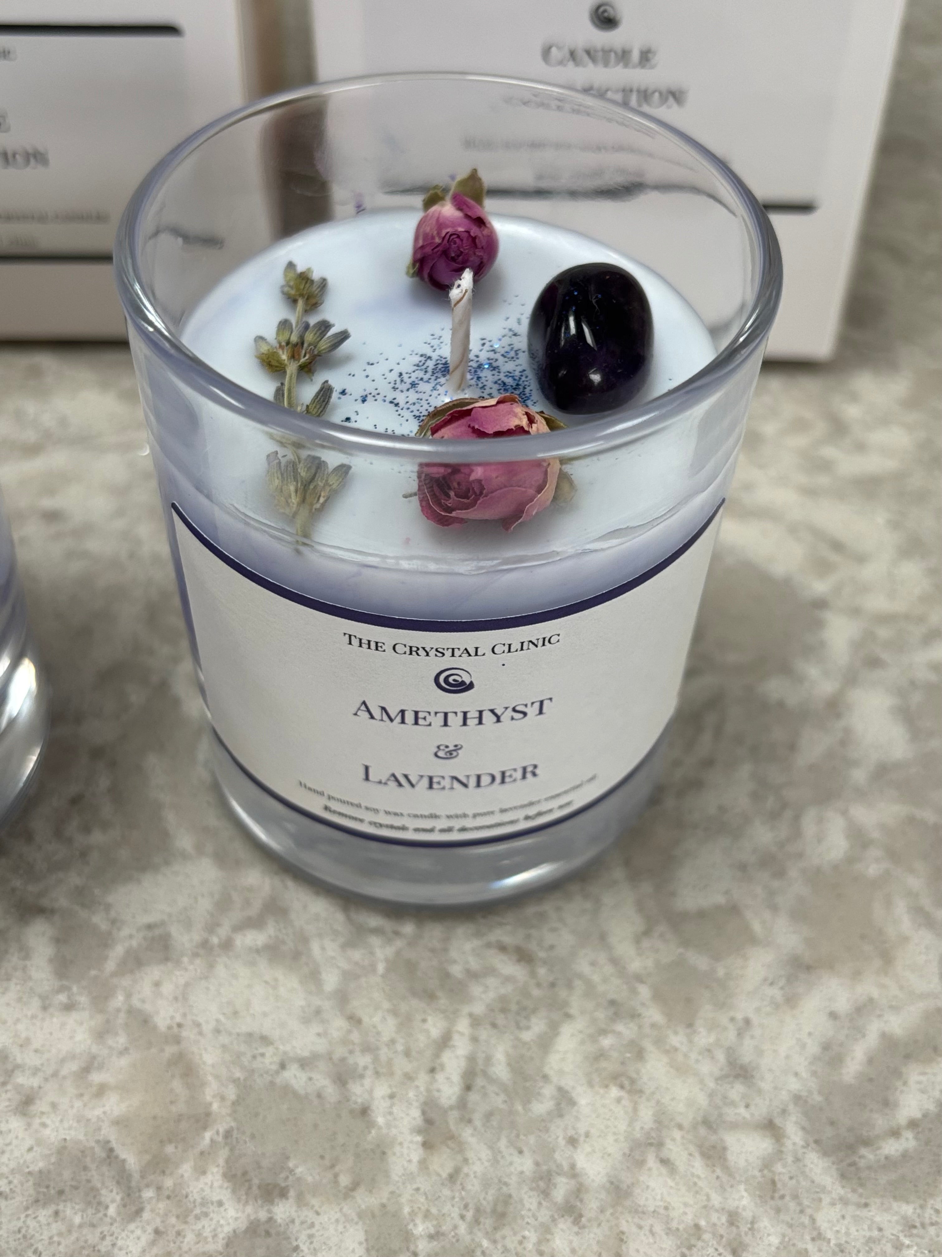 Amethyst & Lavender Candle
