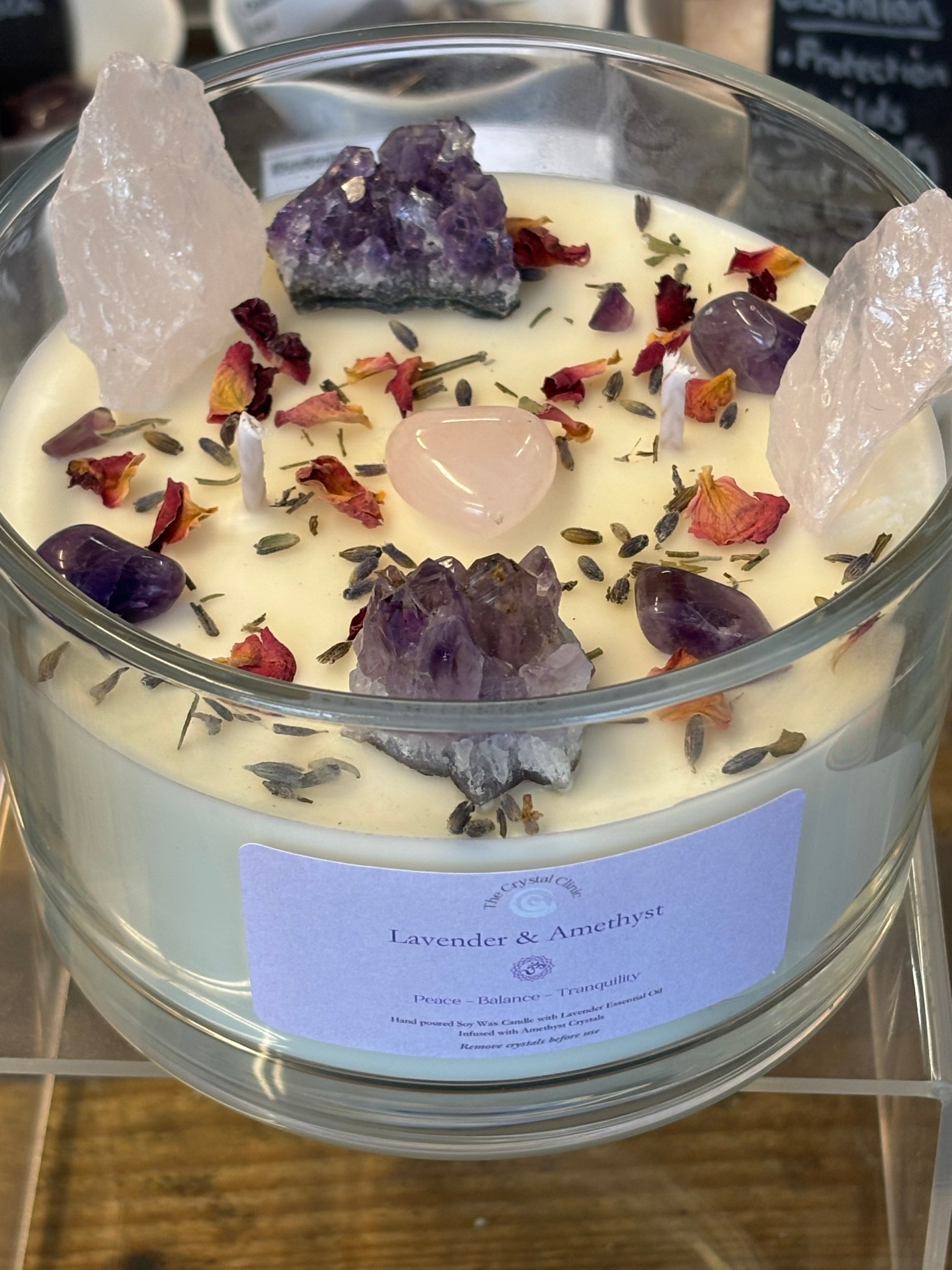 Amethyst & Lavender Candle 55cl