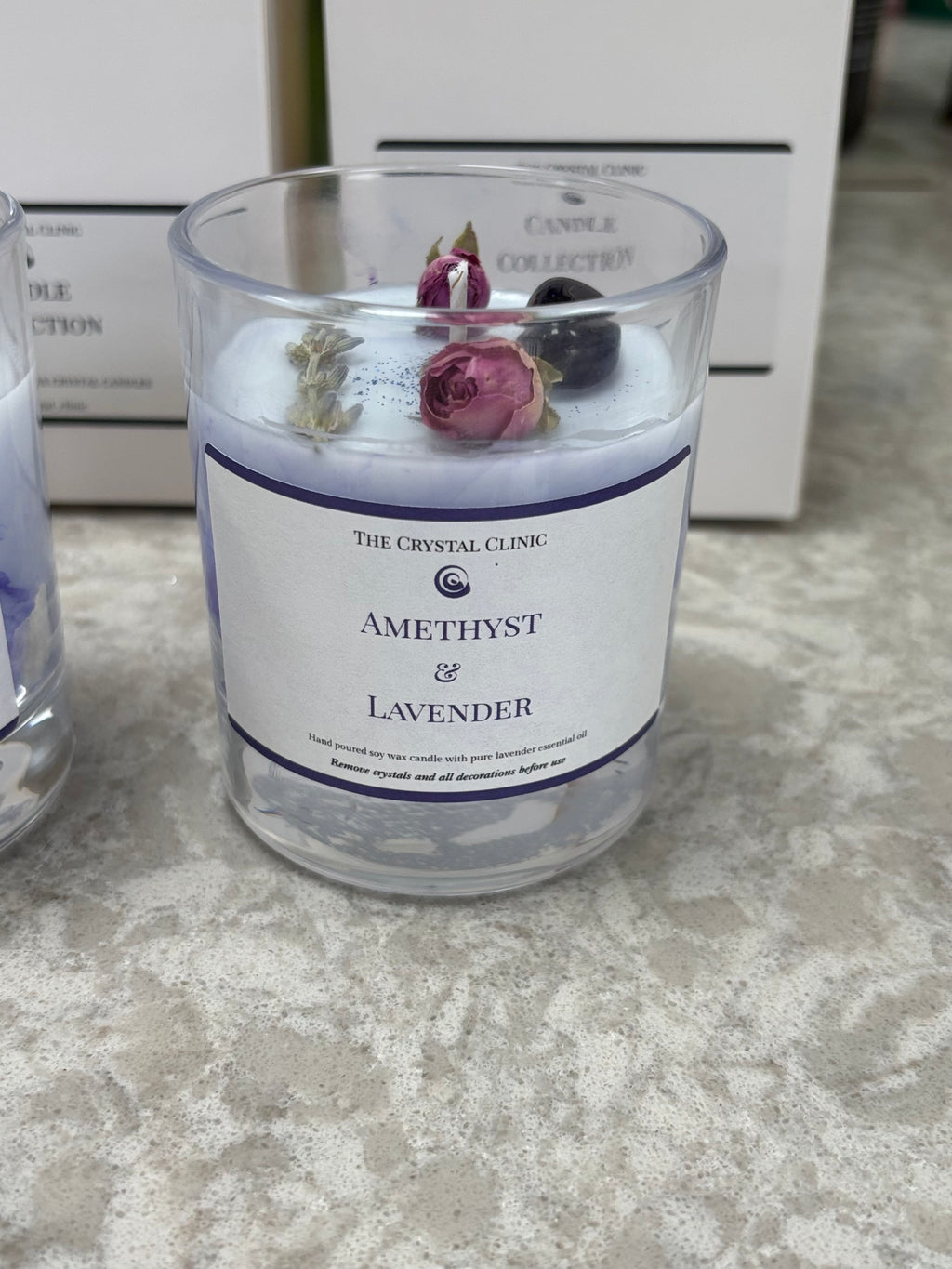 Amethyst & Lavender Candle