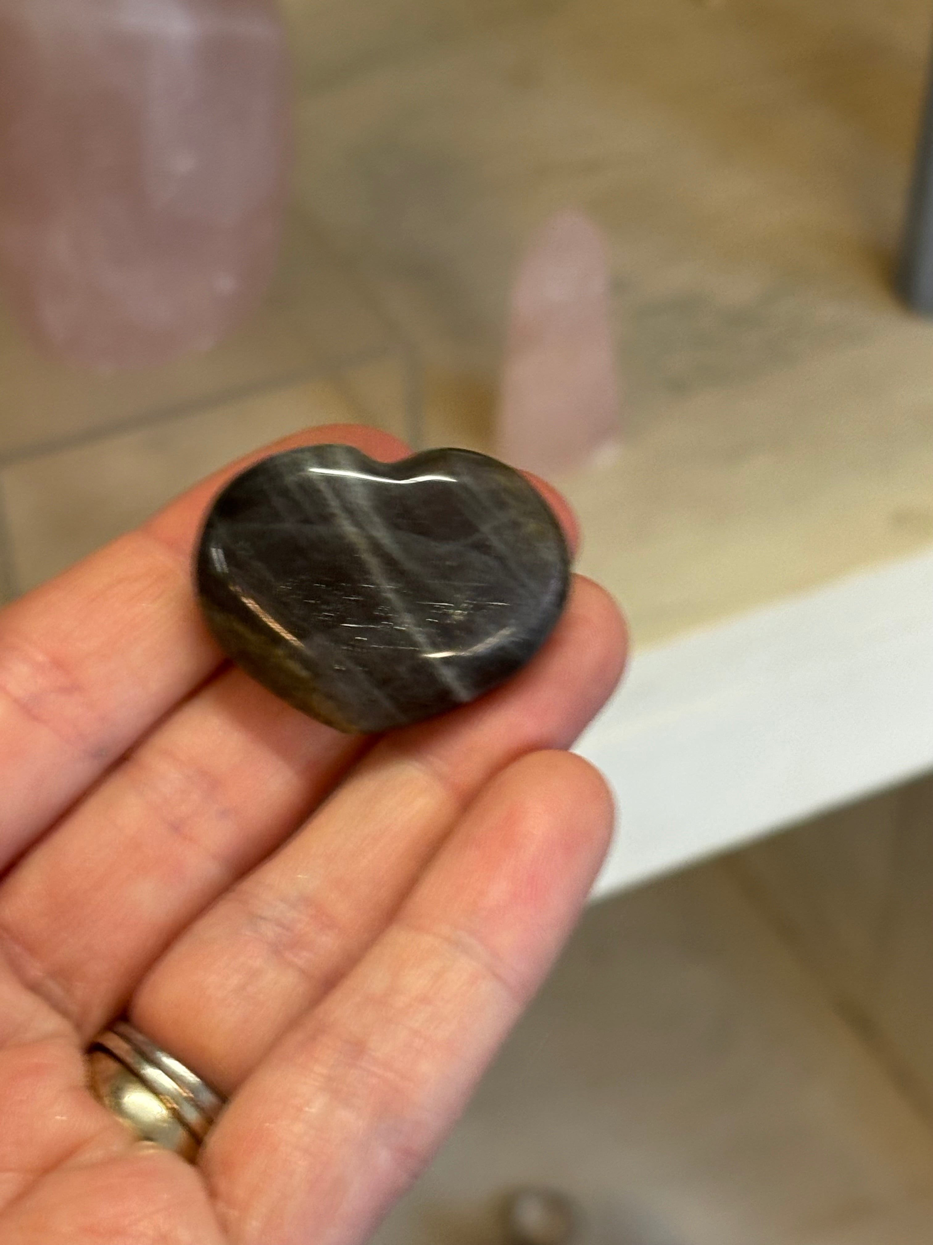 Labradorite Small Heart