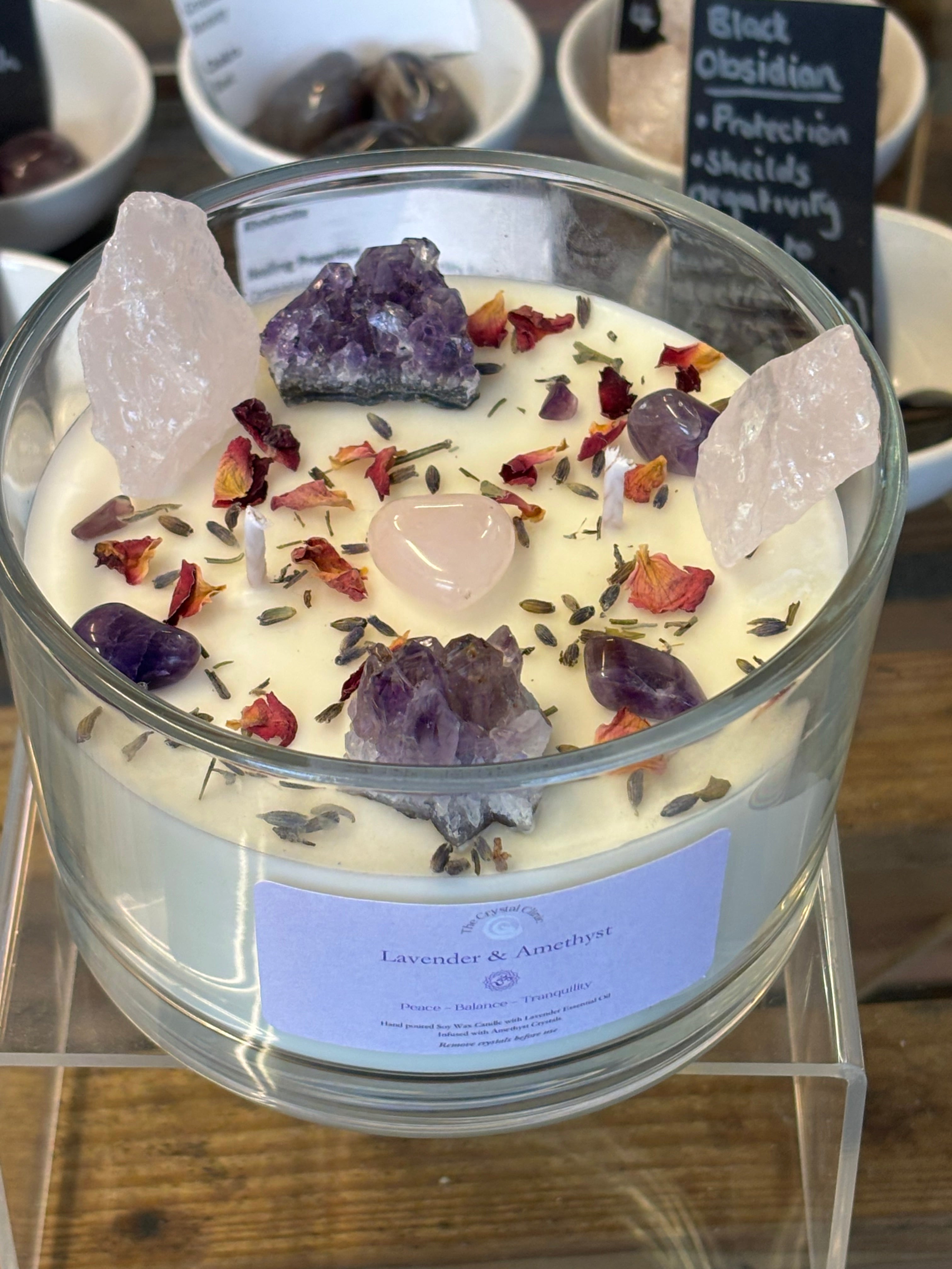 Amethyst & Lavender Candle 55cl